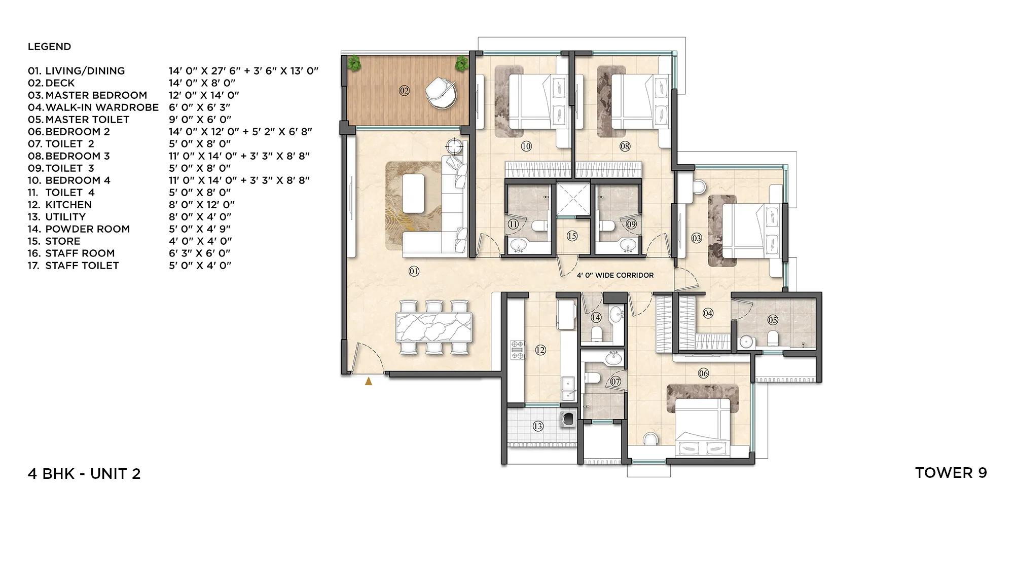 Lodhawoods kandivali east floor plan three